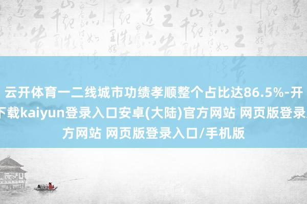 云开体育一二线城市功绩孝顺整个占比达86.5%-开云app官网下载kaiyun登录入口安卓(大陆)官方网站 网页版登录入口/手机版
